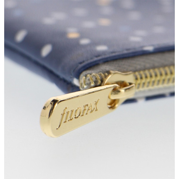 Pochette Zippée Indigo Filofax