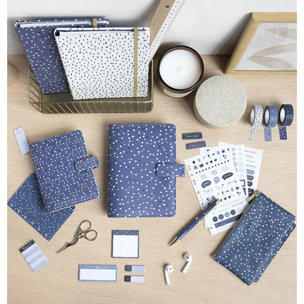 Pochette Zippée Indigo Filofax