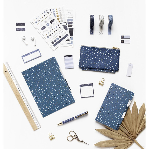 Pochette Zippée Indigo Filofax