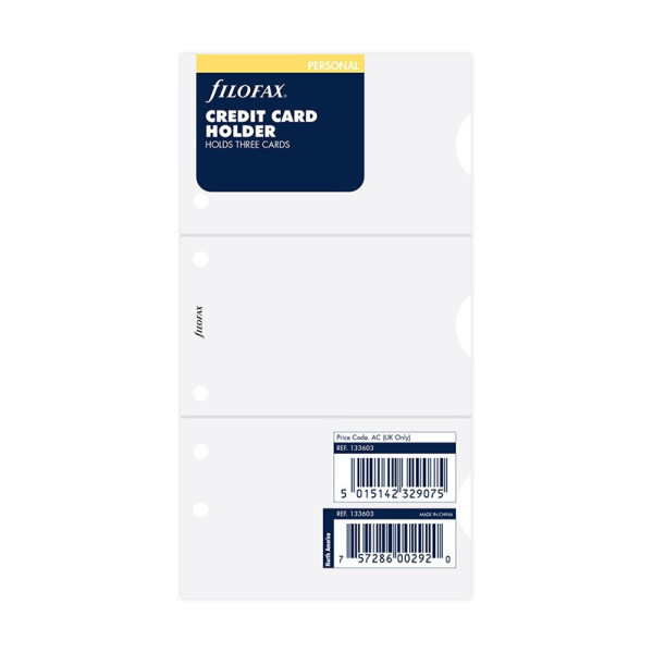 Porte-cartes de crédit Filofax Personal
