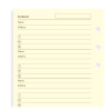 Feuilles contacts Ivoire 95x171mm Filofax Personal