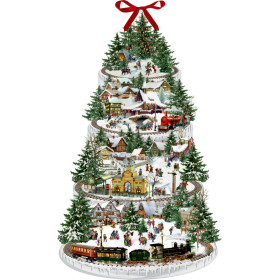 Calendrier de l'Avent Coppenrath Le train de Noël A3