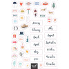 16 Stickers Mensuels 9x13cm Quo Vadis