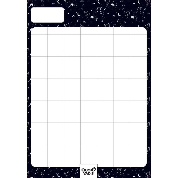 16 Stickers Mensuels 9x13cm Quo Vadis