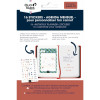 16 Stickers Mensuels 12,5x18 Quo Vadis