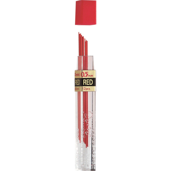 Mines Rouge/Bleu pour porte mine Pentel