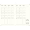 Agenda Semainier Vertical 14,5x21cm rigide français Leuchtturm1917