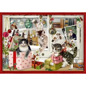 Calendrier de l'Avent Coppenrath Petits chats de Noël A4