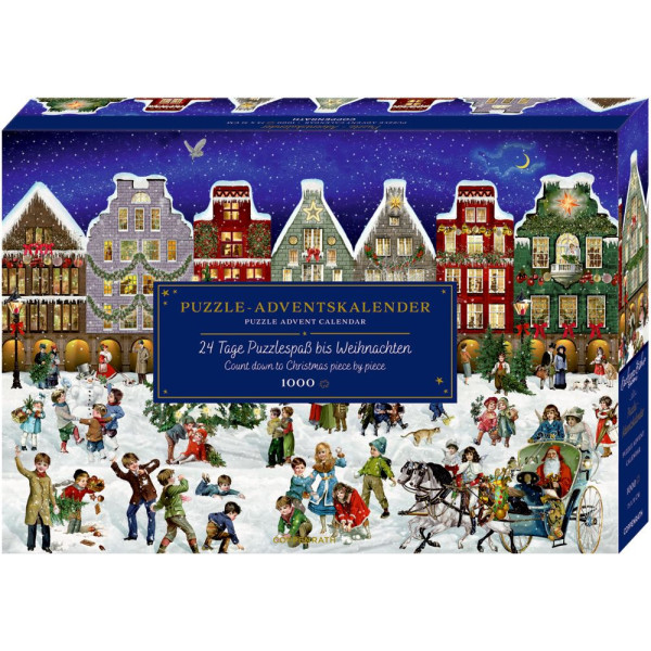 Puzzle Calendrier de l'Avent Coppenrath Soirée d'hiver en ville