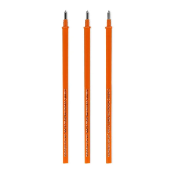Recharges stylo à encre gel éffaçable Legami Orange