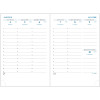 Recharge agenda semainier 9x13cm tranche dorée Exacompta Horizons 13