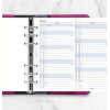 Recharge organiseur planning annuel vertical Filofax Personal