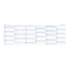 Recharge organiseur planning annuel vertical Filofax Personal