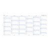 Recharge organiseur planning annuel vertical Filofax A4