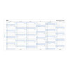 Recharge organiseur planning annuel Vertical Filofax A5