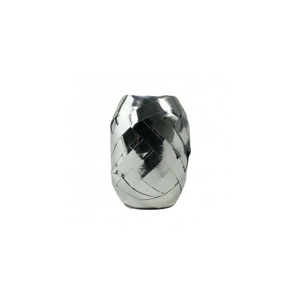 Oeuf bolduc lisse 10mx7mm Clairefontaine Argent