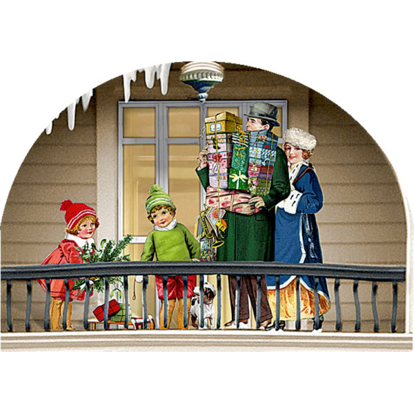 Calendrier de l'Avent Coppenrath Magasins de Noël - Leporello