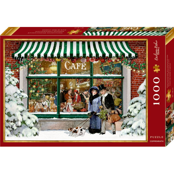 Puzzle 1000 pièces Coppenrath Le café de Noël nostalgique
