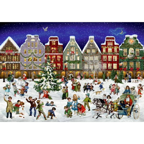 Puzzle Calendrier de l'Avent Coppenrath Soirée d'hiver en ville