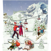 Mini calendrier de l'Avent Coppenrath Paysages d'hiver en 3D