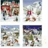 Mini calendrier de l'Avent Coppenrath Paysages d'hiver en 3D