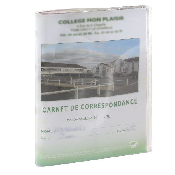 Protège carnet de correspondance 16x24cm Exacompta