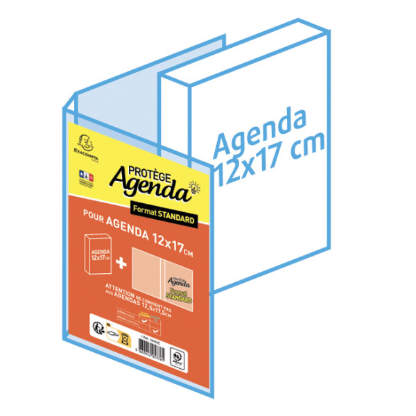 Protège carnet de correspondance 16x24cm Exacompta