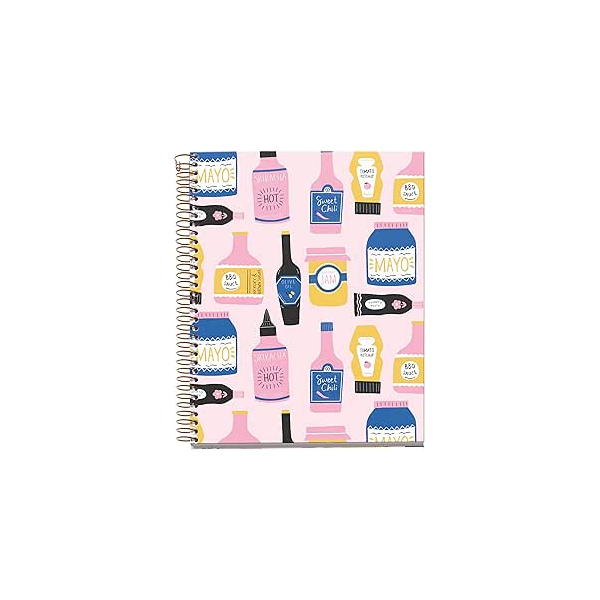 NOTEBOOK recyclé, A5 - MiquelRius Foodie Lovers, Kitchen