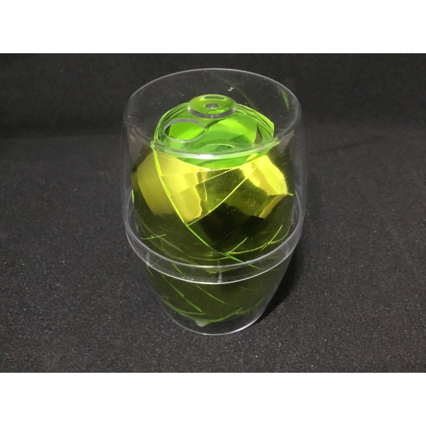 Oeuf bolduc lisse 10mx7mm Clairefontaine vert métallisé
