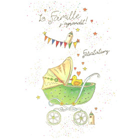 Carte La famille s'agrandit !