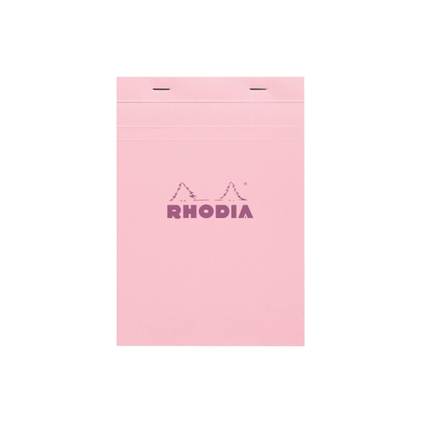 Bloc agrafé N°13 A6 80 feuillets 80 g Rose Rhodia