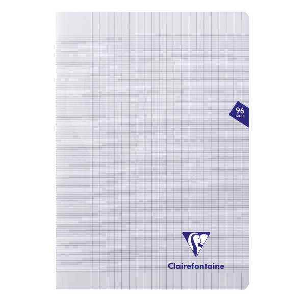 Cahier 21x29,7cm 96p. grands carreaux Clairefontaine MIMESYS