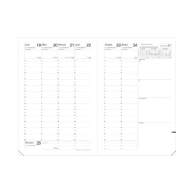 Agenda semainier 16x24cm Quo Vadis Ministre Estrada