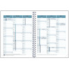 Agenda Semainier 15x21cm Spiralé Exacompta EasyTime 21S Mini Labo