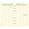 Recharge organiseur semainier 9,8x17cm Exacompta Exatime 17 Etroit Vertical