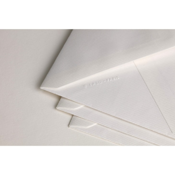 Enveloppes Vergé 114 x 162 mm gommées Lalo Blanc