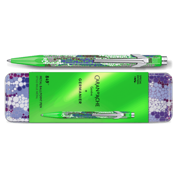 Stylo Bille Caran d'Ache 849 - GERMANIER Vert – Édition Spéciale