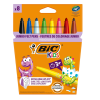 8 feutres de coloriage pointe large BIC Kids Visacolor XL