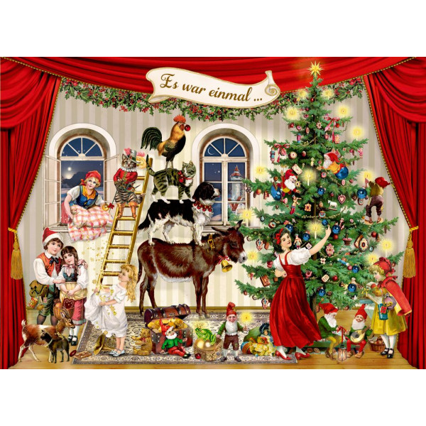 Mini Calendrier de l'avent victoriens Coppenrath C'est Noel partout 11x16,5cm