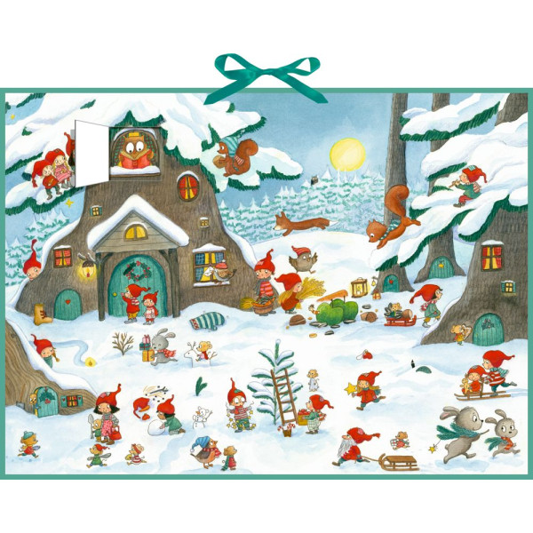 Calendrier de l'Avent Coppenrath Lutins sous la neige