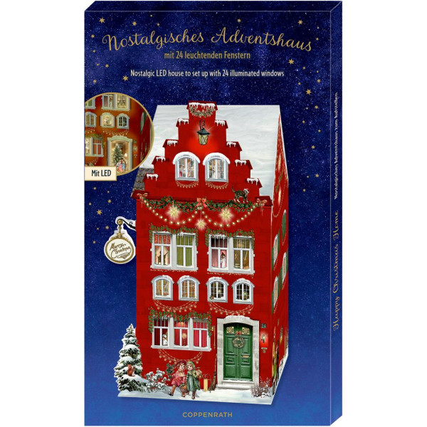 Calendrier de l'Avent 3D avec LED Coppenrath grande maison