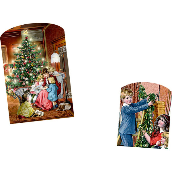 Calendrier de l'Avent 3D avec LED Coppenrath grande maison
