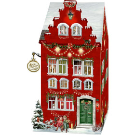 Calendrier de l'Avent 3D avec LED Coppenrath grande maison