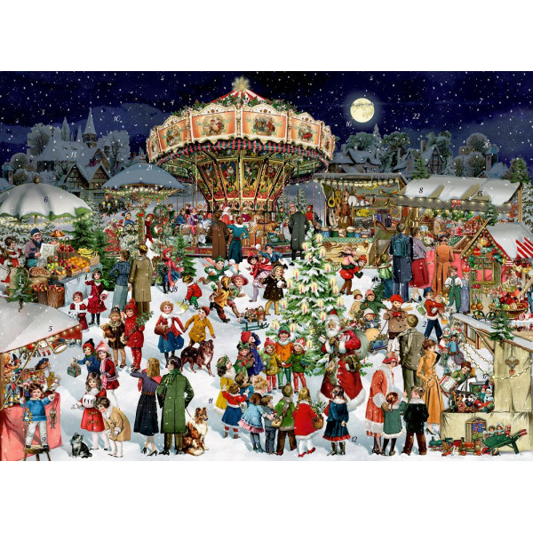 Calendrier de l'Avent Coppenrath Le marché de Noël A3