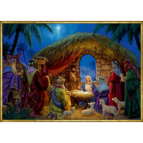 Calendrier de l'Avent Coppenrath La crèche de Noël A3