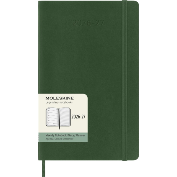 Agenda-carnet semainier 13x21cm Moleskine 18 mois