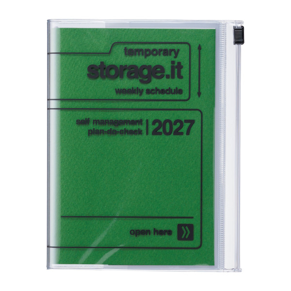 Agenda semainier 11,5x15,5cm Mark's Tokyo Edge Storage.it A6