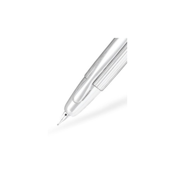 Stylo plume rétractable Pilot Capless Stripe Argent