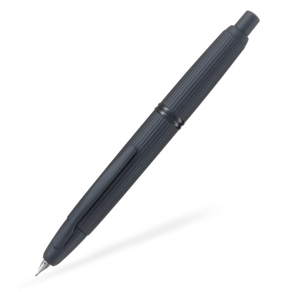 Stylo plume rétractable Pilot Capless Stripe Noir Mat