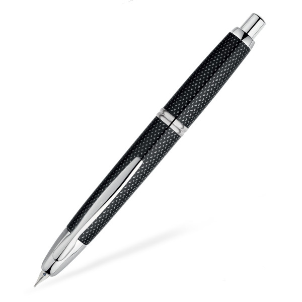 Stylo plume rétractable Pilot Capless Rhodié Graphite Noir